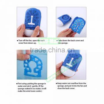 Factory Price Giveaway Gift Mini USB Fan With CE and RoHS, USB Rechargeable Portable Mini Air Conditioner Fan photo-5