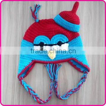 animal shaped new custom baby beanie owl hats winter crochet cute hats for kids