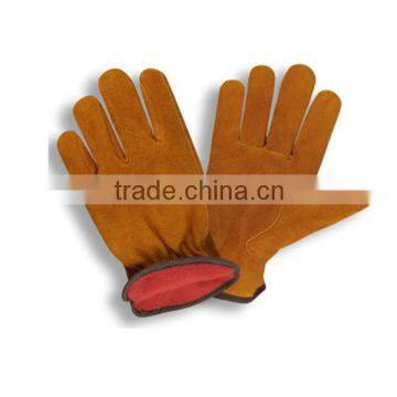 Full lining Brown thinsulate driving gloves