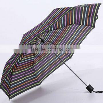 21"*8k cheap 3 folding rain umbrella wholesale From China Factory cheap rain umbrella