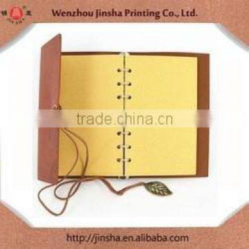 High Quality Promotion 6 Ring Binder Leather Notebook photo-2
