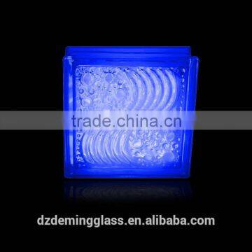 190X190X80mm Blue Sea wave Glass Bricks