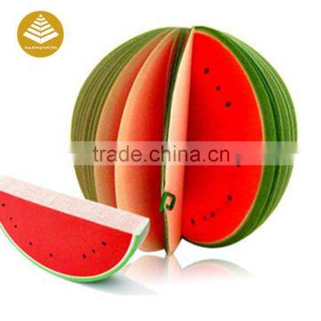 Creative products custom deign duck / round / star / duck / fruit shaepd fancy sticky note pad mini souvenir memo pad for kids