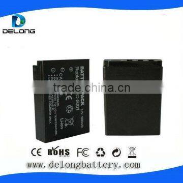 China manufacturer 3.7V 1600mAh digital camera battery replace KLIC-5001