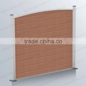 WPC/Wood Plastic Fence/Enclosure Wall 1.8m/2.0m/Octagon Pillar