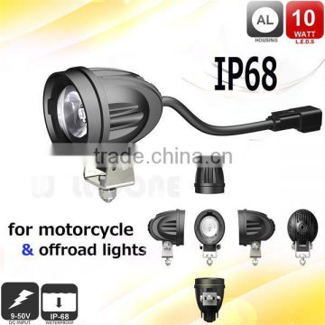 2" 10W 900lm LED Driving Lights for car and motorcycle