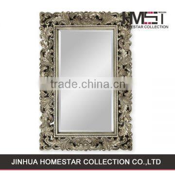 Factory sale fashion style elegant vintage design square wall mirror