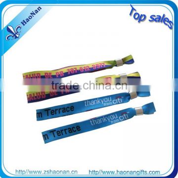 polyester material hand wristbands with ego design for decor party items from china