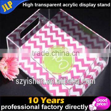 Customized high quality acrylic glass tray