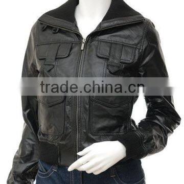 latest disgen Women Sheep Leather Jacket CLE-867