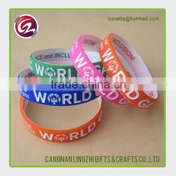 Wholesale cheap custom thin silicone bracelets                        
                                                                                Supplier's Choice