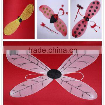 wholesale carnival ladybug bee wings cosplay dragonfly wings light up fairy wings