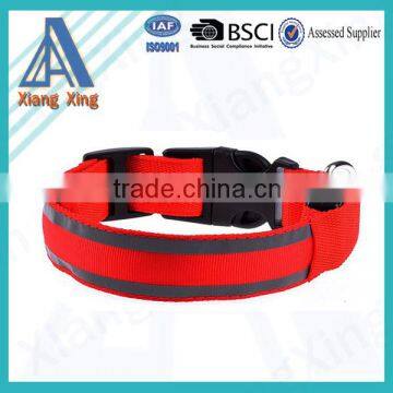LED Light Pet Collars Large and Small Dog Collar Nylon Webbing Collar Glow Flashing&Safety Necklace For Pets photo-6