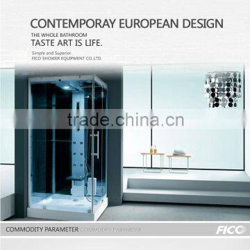 FC-110 sanitary ware double wash basin steam room bench standard toilet room size steam room bench portable sauna