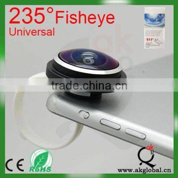 New Circle Clip 235 Degree Super Fisheye Lens for Samsung s6 Accessory photo-4