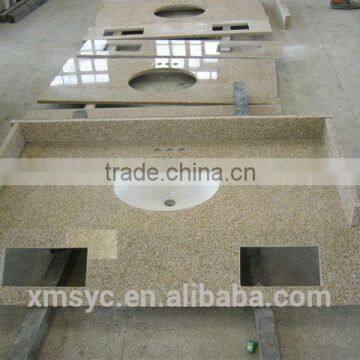 Prefab Granite Bathroom Countertop, Prefab Granite Bathroom Countertop, Double Sink Granite Vanity Tops photo-5