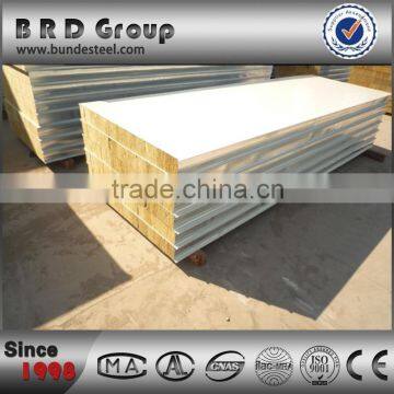 Low cost fireproof wall panel insulated rockwool panels