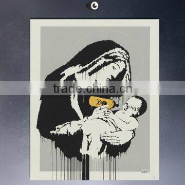 POP94 Wholesale banksy wall art on canvas