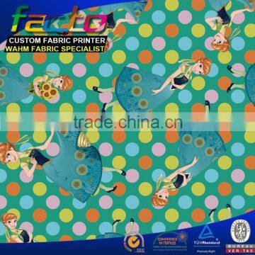 Kids Fabric 95/5 Cotton Lycra Elastic Fabric,Digital Print