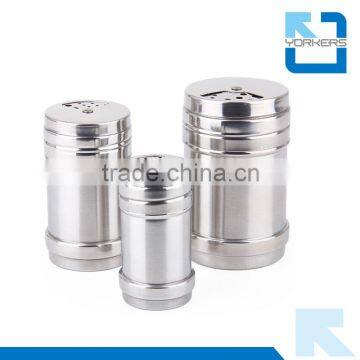 Rotatable Stainless Steel Salt And Black Pepper Shakers & Toothpick Holder photo-2