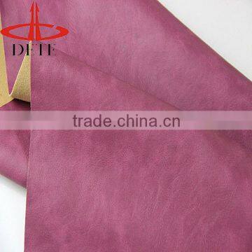 100% polyester Interlock fabric backing for PU artificial leather