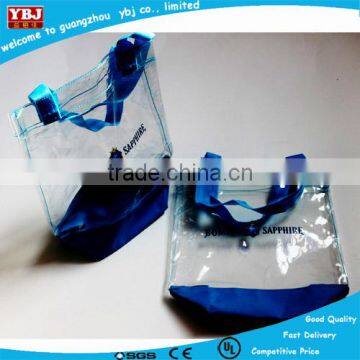 Rounded Waterproof PVC bag /Clear Drawstering PVC Bag/Storage Plastic bag for promotion