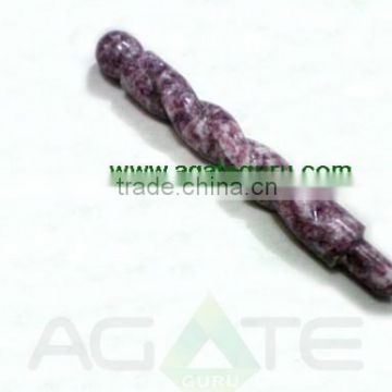 Lepidolite Twisted Healing wands : Wholesale prices