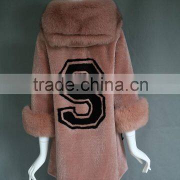 Brand New Shearing Lamb Trend Luxury Lamb Shearing Skin Leather Coat Ladies Long Fur Clothes photo-4
