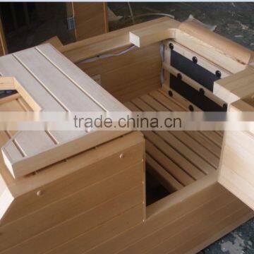 Infrared half body sauna cedar wood