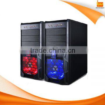 P4 ATX computer desktop PC case with handle
