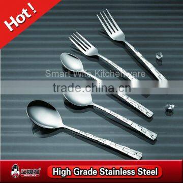 Quality certificated high grade stainless steel tableware sets