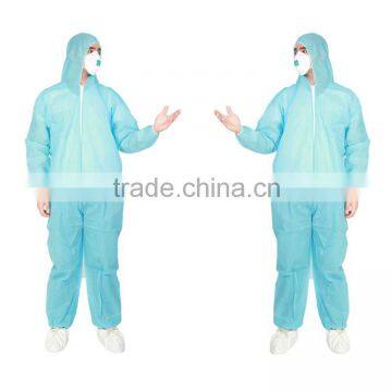 Food Manufacturing Disposable Anti-dust Hooded Coveralls photo-2
