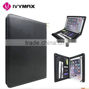 Hot new product folding stand leather tablet cover case for iPad Pro