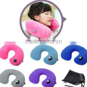 new inflatable neck travel cushion pillow