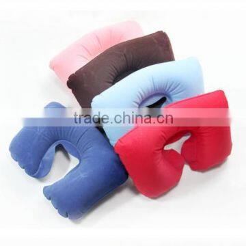 Hot sale PVC Air message Pillow made in China travel pillow set