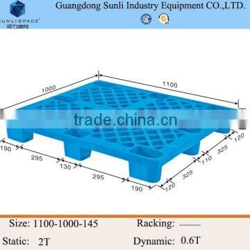 sigle faced light duty plastic pallet