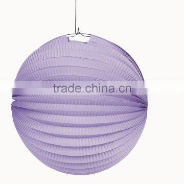 Lavender purple watermalon paper accordion paper lantern for Christmas decoration