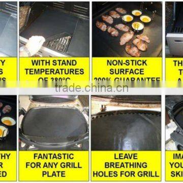 BBQ NON STICK GRILL SHEET 50x40cm TEFLON COOKING MAT