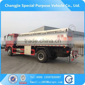 New condition hot sell high quality carbon steel euro4 4x2 16000 liters 16cbm 16m3 Foton fuel truck