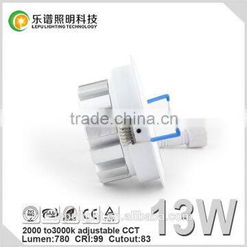 CCT Adjustable 13W/15W Led Downlight Wholesale 3 Years Warranty Cob Led Downlight Shenzhen Manufacturer photo-5
