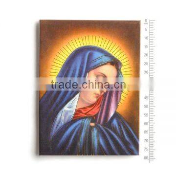 virgin mary tinplate magnet sticker