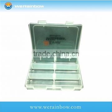 6 compartment Plastic storage Box