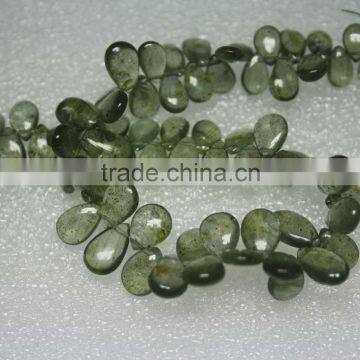 Moss Aquamarine Smooth Pear