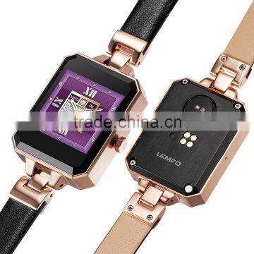 2016 LEM2 Fashion Gemstone Watch Women Watches Smart Watch Bluetooth Smartwatch for Xiaomi Apple Iphone Smartphone photo-5