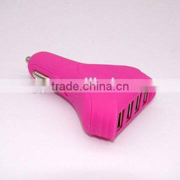 2016 New Design Four 4 Multi Usb Port Power Bank Car Charger