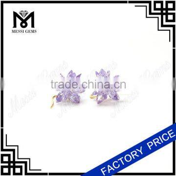 Custom Design Cubic Zirconia Earring Colorful Jewelry