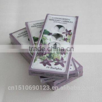 Votive Unscented Colored Long Burning Candles photo-2