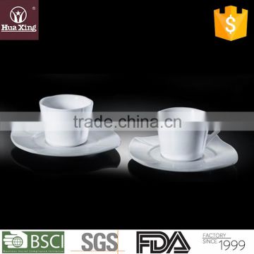 H3715 chaozhou round 140ml promotional ceramic cup and saucer