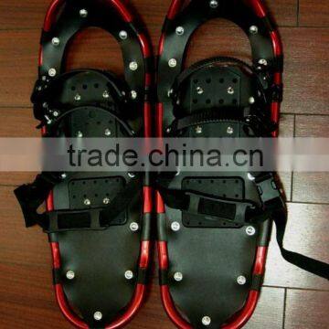 Red color snowshoes