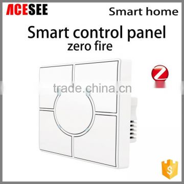 Zigbee wifi APP remote control smart switch for lighting automation zigbee wall switch